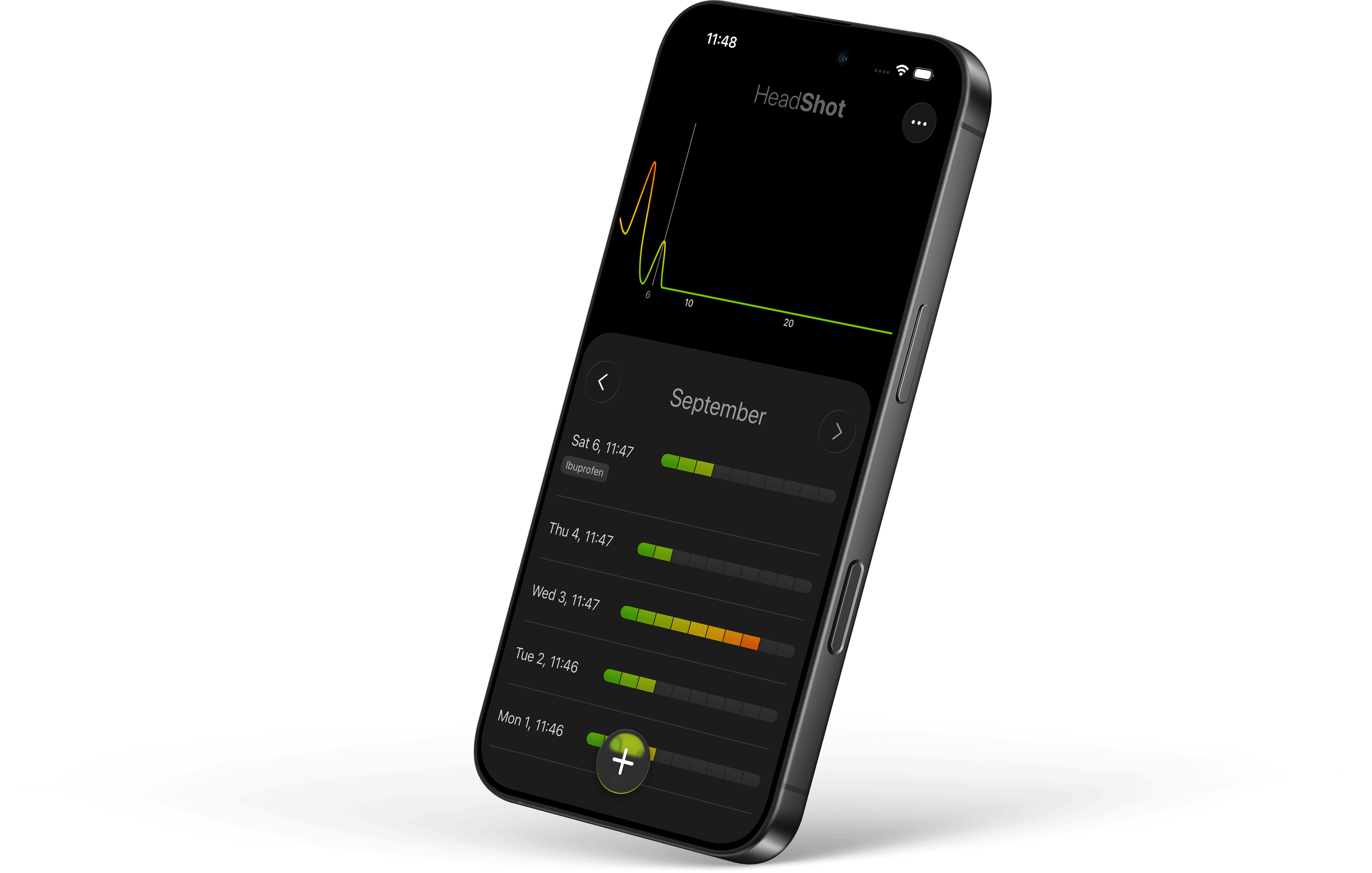 HeadShot main screen